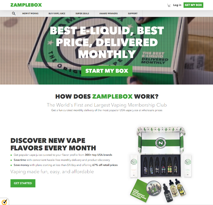 ZampleBox Site